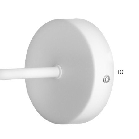 Bra "Paula" 1x40W E27 white, tree 20x13x16cm-3