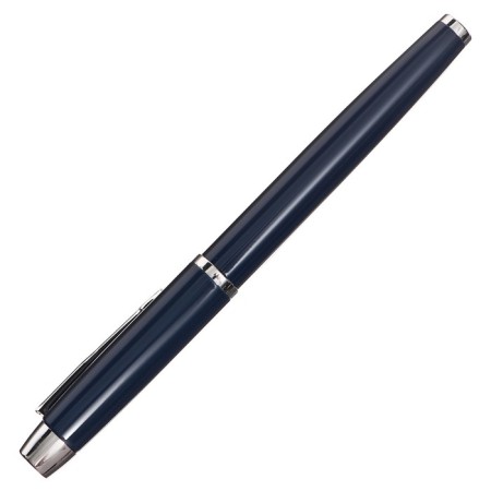 Organizer on the rings of A6+, 80 sheets, leatherette, with a stream, a line, with a handle, in a gift box, blue-8