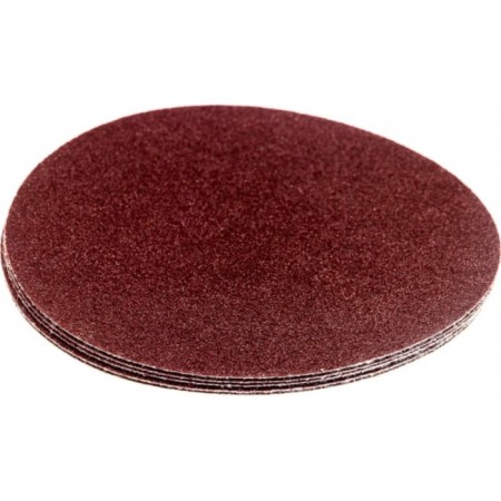 Circle of abrasive grinding bison 35563-125-080, universal, P80, 125 mm, 5 pcs.-1