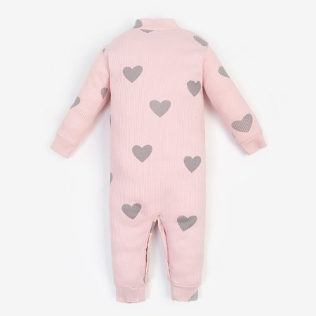 Combineson crumb I “hearts”, height 80-86 cm, pink color-5