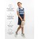 Vest for a girl, height 134 cm
