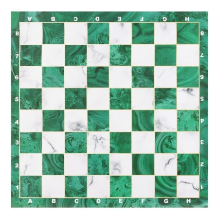 Chess field 39 x 39 cm "malachite", vinyl-1