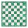 Chess field 39 x 39 cm "malachite", vinyl