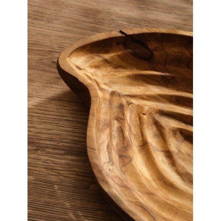Body "wood bark" Jati tree, 28x21x5 cm, col. brown-4