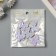 Decor for the creativity of the felt lines "Butterfly" light pink 2.8x3 cm