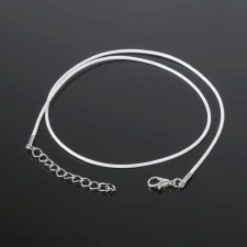 Nylon cord d = 1.5 mm, 43 cm + extension cord, white color