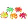 Hedgehog "Medusa" light, set 3 pcs., Mix color