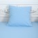 Set of 1.5sp Blue 4 (sheet 150x215cm, pillowcase 70x70cm) Byaz, 120g/m, HL100%
