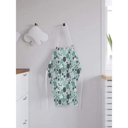 Apron of a kitchen with a photo print "Color bubbles", adjustable, size OS-1