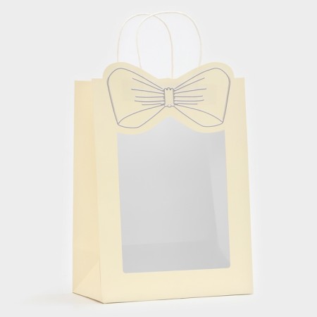 Gift package with the eye "Bant", 26 x 35 x 15 cm, white-1