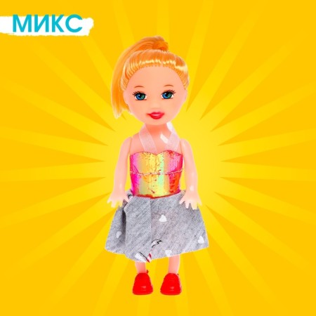 Baby doll "Rita" in a dress, mix-2