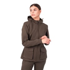 Women's jacket for hunting Ilva, size 40-42, height 158-164 cm, brown color