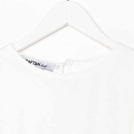 Платье для девочки KAFTAN, размер 32 (110-116 см), белый-3