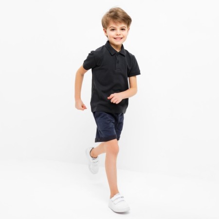 T -shirt (Polo) Children's Minaku: Basic Line Graphite Color, Height 110-4