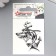 Tattoo on the body "Shark with anchor" 5.3x6.3 cm