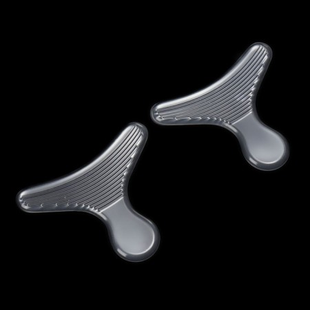 Five -holders for shoes, with a grip, on an adhesive base, silicone, 9 × 6.8 cm, steam, color transparent-4