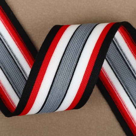 Braid knitted lamps 40 mm, 9 ± 0.5 m, black/red/gray color-1