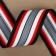 Braid knitted lamps 40 mm, 9 ± 0.5 m, black/red/gray color