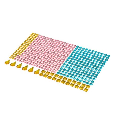 Set for creativity, crystal mosaic "Super Model" 17 × 23 cm-3