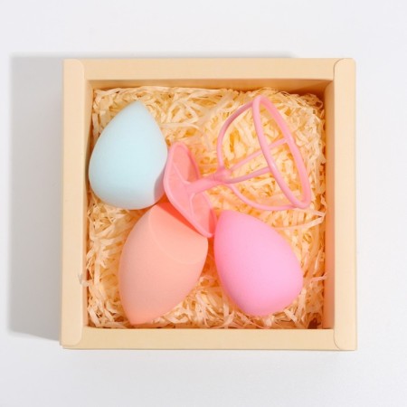 A set of sponges for makeup "Tenderness", 3 pcs-4
