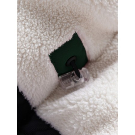 Winter park for a girl, height 152 cm, dark green color-13