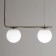 Suspension lamp Citilux "Bremen" CL112123, 50x15x30 cm, 2x40W, E27, brown color