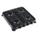 Gas tiles Homestar HS-1204, 4 burners, black