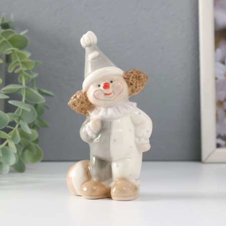 Souvenir ceramics "Little clown in a cap, with a ball" 6x4x12 cm
