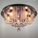 Svetogor chandelier "Grodno" 5x60W E27 LED lighting chrome 50x50cm