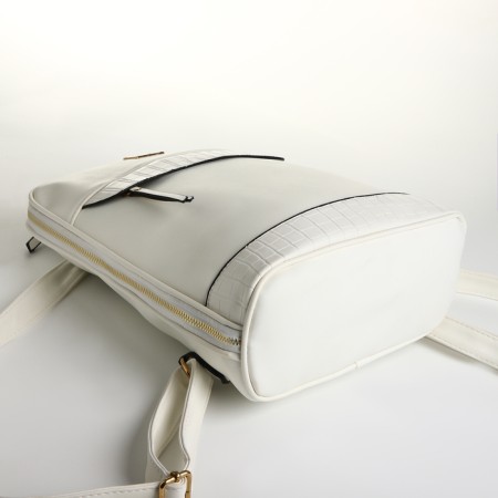 City backpack on lightning, white color-2