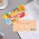 Money envelope "Happy Birthday!" Kongrev, glitter, watermelon, 17x8 cm