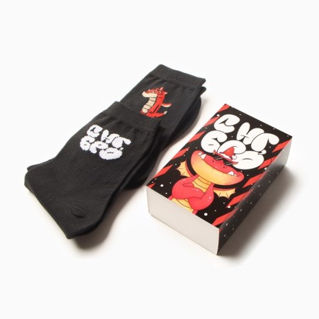 A set of men's socks KAFTAN "with NG BRO" p. 41-44 (27-29 cm), 2 pairs