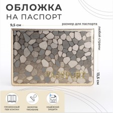 Cover for passport, gold color