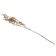 Dry flowers “Molchy Mile”, 25 g, length - 70 cm, yellow color