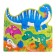 Figure puzzles 4 in 1 "world of dinosaurs", 9,12,15.20 elements