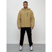 Sports male jacket, size 48, beige color
