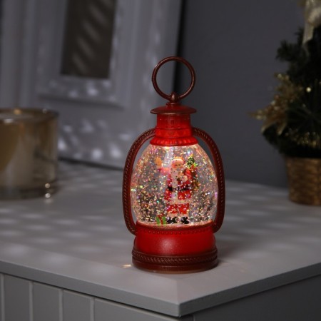 LED figure "Santa Claus" 7 × 12.5 × 6.5 cm, plastic, batteries AAAX2 (not in the kit), glow warm white