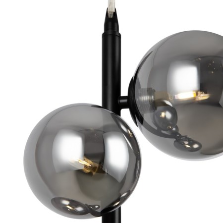 Suspended lamp Maytoni Mod545PL-06B, 6xG9, 28W, 29x29 cm, black color-1