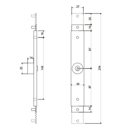 Rollet "Apex" RSL-30x120, color gold-1