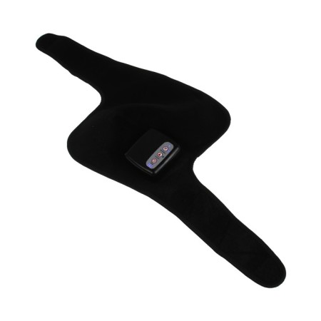 Luazon LEM-24 legs massage, bandage on the knee, heating up to 65 ° C, black-2
