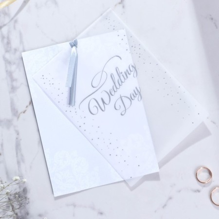 Wedding invitation with tracing paper "Wedding Day", 13 x 18 cm-4