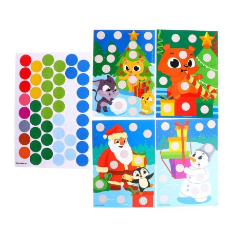 New Year's gift. Developing set with games "New Year! Parcel from Santa Claus "-11