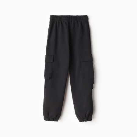 Children's pants minku, black color, height 104 cm-12