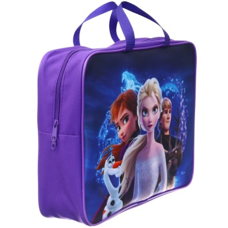 Folder with handles textile A4, 350x270x100 mm, cold heart-2