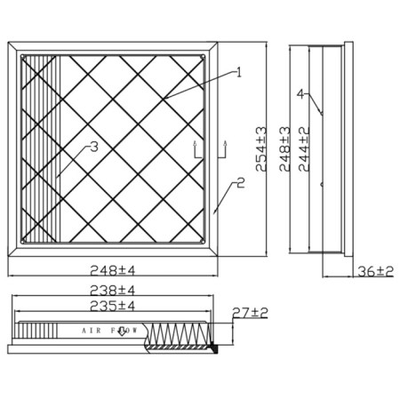 Air filter Totachi Ta-2721