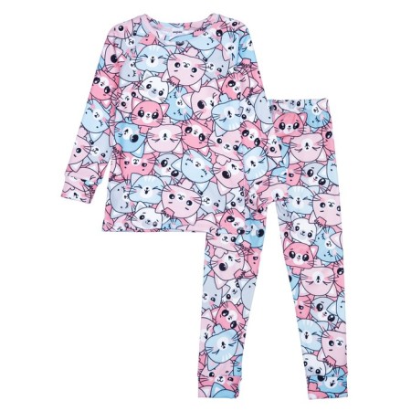 Thermal complex for girls: trousers, sweatshirt, height 110 cm-3