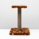 The claw of "shelf" with a stand, 30 x 30 x 40 cm, jute, brown with paws