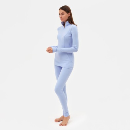 Women's thermal underwear (longshit, leggings) minku Blue color, river 48-6