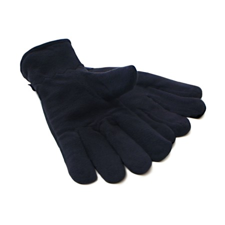 Male gloves minku, dark blue color, 25 cm-1
