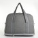 Road bag with lightning, with an increase, a long belt, the color is gray